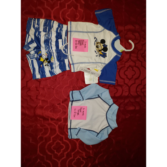 Baby Swimwear (Trunk and Shirt) 3 months and 6 months, New - Picture 1 of 6
